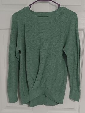 Lou & Grey by Loft Pullover Sweater Light Green Women's Small